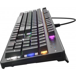 Клавиатура Оклик 970G Dark Knight механическая черный/серебристый USB for gamer LED (499578) кабель 1.5м