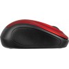 Беспроводная оптическая мышь Оклик 665MW черная/красная 1600dpi с USB для ноутбука - 3 кнопки