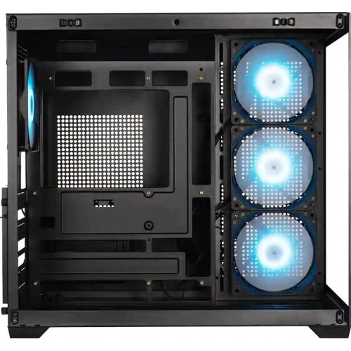 Корпус ПК PcCooler C3T700 BK: Черный ATX с поддержкой 10x120mm и 6x140mm, USB 3.0/3.1, без БП
