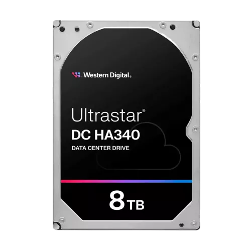 Жесткий диск/ HDD WD SATA 3.2 LFF Server 8Tb Ultrastar DC HA340 7200 6Gb/s 256MB 1 year warranty (replacement HUS728T8TALE6L4, HUH721008ALE604, ST8000NM017B)
