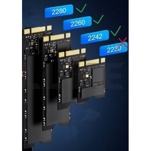 Внешний корпус SSD AgeStar 31UBVS6C для NVMe/SATA M.2 2280 с USB 3.0 – алюминиевый черный B/M-key