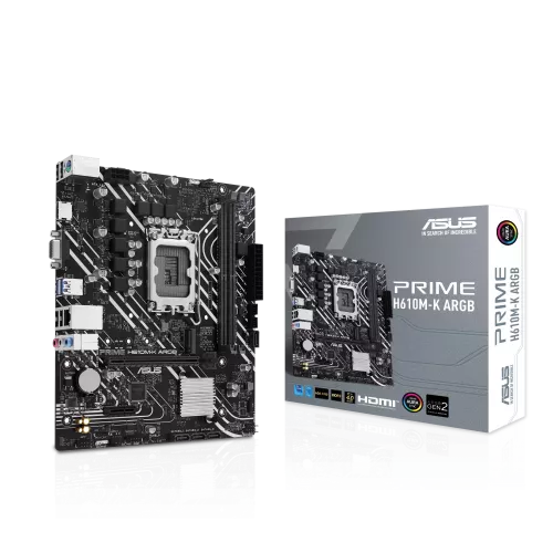Материнская плата/ PRIME H610M-K ARGB//LGA1700 H610 U32 GEN 1 M.2 AURA MB ASUS