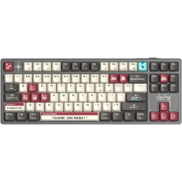 Клавиатура A4Tech WS87 механическая серый/красный USB беспроводная BT/Radio for gamer LED