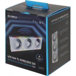 Вентилятор для корпуса Lian-Li Uni Fan TL Wireless 120 ARGB 120х120x28 белый 7-pin 33дБ (упак.:3шт) (G99.12TL1W3W.R0) Ret
