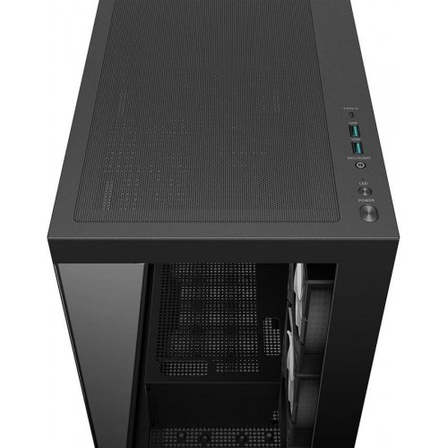 Корпус Deepcool CG580 4F черный без БП ATX 6x120mm 3x140mm 2xUSB3.0 audio bott PSU
