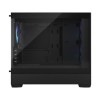 Корпус ПК без блока питания/ Case Fractal Design Pop Mini Air RGB TG Clear Tint, Mini-Tower, 3x120mm RGB, 2xUSB-A 3.2 mATX, mITX Black Fractal Design