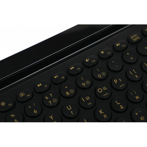 Клавиатура A4Tech FBK30 черный/серый - беспроводная USB мультимедийная клавиатура с BT/Radio slim дизайном