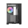Корпус ПК без блока питания/ Case SAMA V60 Black, Midi-Tower, TG, 7x120mm ARGB, 2xUSB 3.0 + 1xUSB 3.1 Type-C, ATX, mATX, mITX Black SAMA