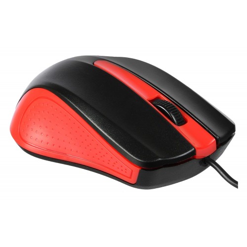Мышь Acer OMW012 черный/красный оптическая 1200dpi USB 3but (ZL.MCEEE.003)