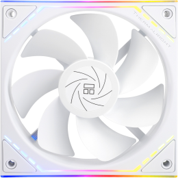 Кулер для корпуса/ Case Cooler Thermalright TL-M12RW Reverse (124x120x25mm, 4-pin PWM, ARGB, 42.6CFM, 23.2dBA, 1500RPM, White)