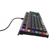 Клавиатура Оклик 970G Dark Knight: Механическая Игровая Клавиатура с LED Подсветкой, Черный/Серебристый, USB, 1.5м Кабель