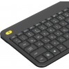 Клавиатура Logitech K400 Plus черная USB беспроводная мультимедийная - идеальный выбор для комфортного управления!