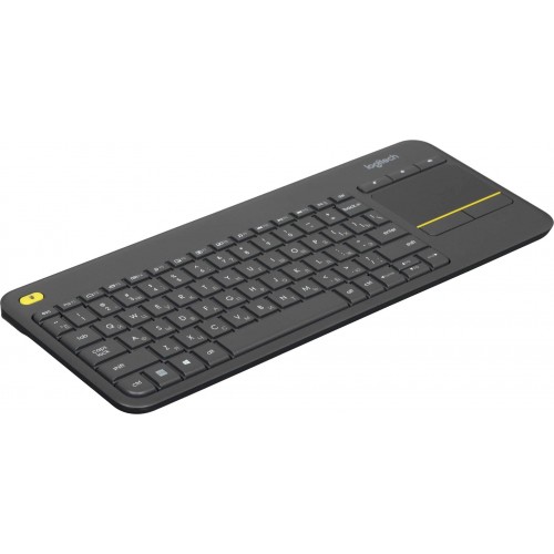 Клавиатура Logitech K400 Plus черная USB беспроводная мультимедийная - идеальный выбор для комфортного управления!