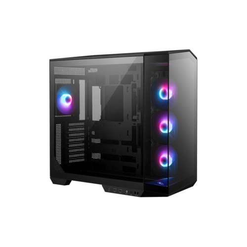 Корпус ПК MSI MAG PANO 100R PZ – Midi-Tower с 4x120mm ARGB, USB 3.2 и Type-C для ATX/mATX/mITX в черном цвете
