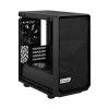 Корпус ПК без блока питания/ Case Fractal Design Meshify 2 Mini TG Dark Tint, Mini-Tower, 1x120mm + 1x140mm, 2xUSB-A 3.2 + 1xUSB 3.2 Type-C mATX, mITX, mDTX Black Fractal Design