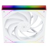 Кулер для корпуса/ Case Cooler Thermalright TL-M14W (140x144x25mm, 4-pin PWM, ARGB, 88.75CFM, 23.7dBA, 1500RPM, White)