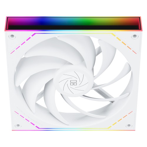 Кулер для корпуса/ Case Cooler Thermalright TL-M14W (140x144x25mm, 4-pin PWM, ARGB, 88.75CFM, 23.7dBA, 1500RPM, White)