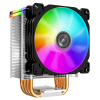 Кулер для процессора/ CPU Cooler JONSBO CR-1400 ARGB (160W, 4-pin PWM, 126mm, Al/Cu, 4x6mm, ARGB, 1x92mm, 36.0CFM, 30.5dBA, 2300RPM, S: 1700/1200/115X, AM4/AM5 Black) JONSBO