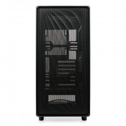 Корпус без блока питания/ Case HSPD M510, Mesh Mid Tower, Black, TG, 0.5 SPCC, no fans ATX, mATX, mITX 180/280/160mm 1x2.5", 1x3.5", 7xPCI 1xUSB-A 3.0, 1xUSB-A 1.0 517x277x418mm