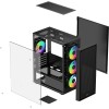Корпус ПК Ocypus Gamma C50 BK ARGB – Mini-Tower с 4x120mm ARGB, USB 3.0 и 2xUSB 2.0 для mATX и mITX