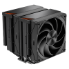 Кулер для процессора/ CPU Cooler PCCooler RZ620 BK (260W, 4-pin PWM, 157.5mm, Al/Cu, 6x6mm, 2x120mm, 86.73CFM, 32dBA, 2000RPM, S: 1851/1700/1200/115X, AM5/AM4, black) PcCooler
