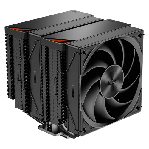 Кулер для процессора/ CPU Cooler PCCooler RZ620 BK (260W, 4-pin PWM, 157.5mm, Al/Cu, 6x6mm, 2x120mm, 86.73CFM, 32dBA, 2000RPM, S: 1851/1700/1200/115X, AM5/AM4, black) PcCooler