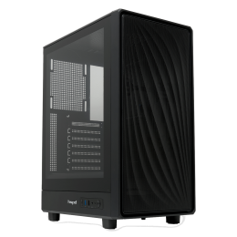 Корпус без блока питания/ Case HSPD M510, Mesh Mid Tower, Black, TG, 0.5 SPCC, no fans ATX, mATX, mITX 180/280/160mm 1x2.5", 1x3.5", 7xPCI 1xUSB-A 3.0, 1xUSB-A 1.0 517x277x418mm