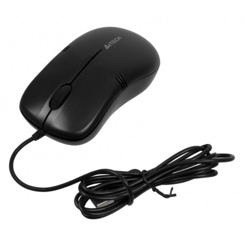 Купить оптическую мышь A4Tech OP-560NU черного цвета с разрешением 1200dpi и USB подключением