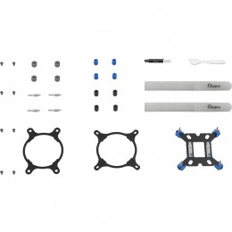Система жидкостного охлаждения/ Water Cooling System Ocypus Delta L24 WH ARGB V2 (280W, 240mm, White, ARGB, Fans: 2x120mm, 73CFM, 2000RPM/ Pump height 60mm, 27dBA, 2650RPM, Rad thickness 27mm/ S: 1851, 1700, 1200, 115X, AM5, AM4)