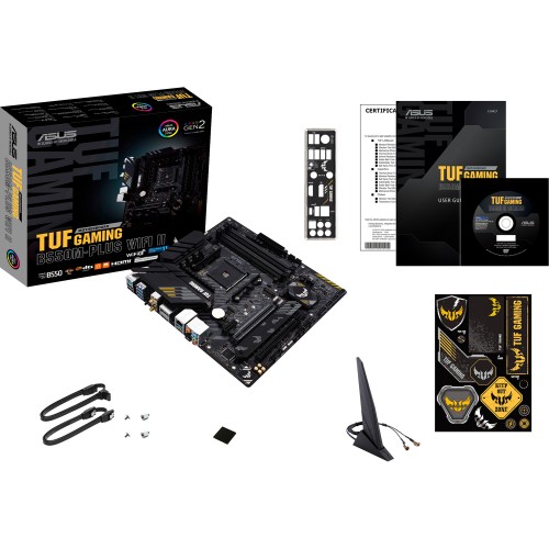 Купить материнскую плату TUF GAMING B550M-PLUS WIFI II для надежных игровых систем