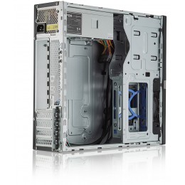 Корпус с блоком питания 300Вт./ Case Foxline mATX Desktop 300W FL-211 mATX case, black, w/PSU TFX 300W, w/2xUSB2.0+2xUSB3.0, w/pwr cord, w/ 8cm FAN