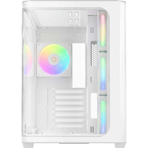 Корпус ПК Ocypus Iota C70 Curve WH ARGB - Midi-Tower с 4x120mm ARGB, USB-C 3.1 и поддержкой ATX/mATX/mITX