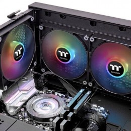 Вентилятор для корпуса Thermaltake CT120 Sync ARGB 120х120x25 черный 4-pin 25.8дБ (упак.:2шт) (CL-F149-PL12SW-A) Ret [CL-F149-PL12SW-A]