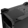 Корпус без блока питания HSPD M520: Mesh Mid Tower с 4x120mm ARGB, поддержка ATX/mATX/mITX, черный, 390x200x449 мм