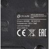 Беспроводная оптическая мышь Оклик 665MW черная/красная 1600dpi с USB для ноутбука - 3 кнопки