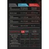 Клавиатура A4Tech B828N для геймеров с LED-подсветкой, USB, черный/серый, 1.8 м кабель