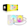 Система жидкостного охлаждения/ Water Cooling System Corsair iCUE LINK TITAN 240 RX RGB (240mm, White, RGB/ Fans: 2x120mm, 73.5CFM, 36dBA, 2100RPM/ S: 1851, 1700, AM5, AM4) Corsair