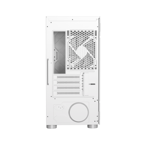 Корпус без блока питания/ Case PCCooler LM300 ARGB WH, Mini-Tower, TG, 1x120mm ARGB, 1xUSB-A 3.0 + 2xUSB-A 2.0, mATX, mITX White