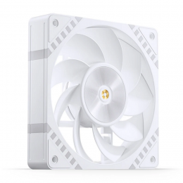 Кулер для корпуса/ Case Cooler JONSBO HF2-120WR Reverse (120x120x25mm, 4-pin PWM, ARGB, 63.3CFM, 29.5dBA, 2200RPM, White)