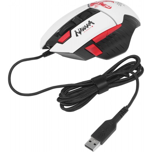 Мышь A4Tech Bloody W95 Max Naraka белый/рисунок оптическая 12000dpi USB 10but