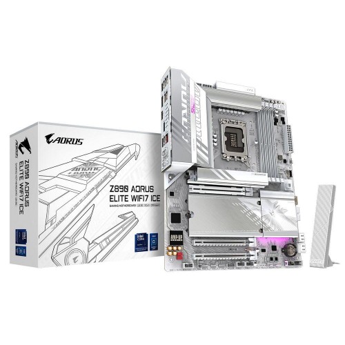 Материнская плата Gigabyte Z890 AORUS ELITE WIFI7 ICE Soc-1851 Intel Z890 4xDDR5 ATX AC`97 8ch(7.1) 2.5Gg RAID+DP