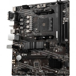 Материнская плата/ MB MSI AMD A520 sAM4, 2xDDR4(64GB), D-SUB/HDMI 2.1/DP, 1xPCIe 3.0x16, 2xPCIe 3.0, 1xLAN, 4xSATA 6Gb/s, 1xM.2, 4xUSB 3.2, 2xUSB 2.0, 1xPS/2, mATX