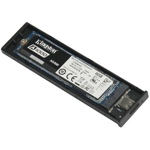 Внешний корпус SSD AgeStar 31UBVS6C для NVMe/SATA M.2 2280 с USB 3.0 – алюминиевый черный B/M-key