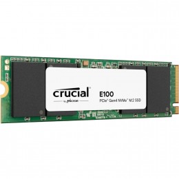 Твердотельный накопитель/ Crucial SSD E100, 1000GB, M.2(22x80mm), NVMe, PCIe 4.0 x4, 3D TLC, R/W 5000/4500MB/s, TBW 80, DWPD 0.3 (12 мес)