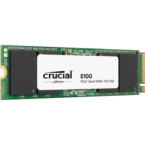 Купить Crucial SSD E100 1000GB M.2 NVMe PCIe 4.0 – Высокоскоростной Твердотельный Накопитель с 3D TLC и 5000/4500MB/s