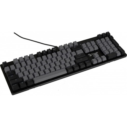 Клавиатура A4Tech B828N для геймеров с LED-подсветкой, USB, черный/серый, 1.8 м кабель