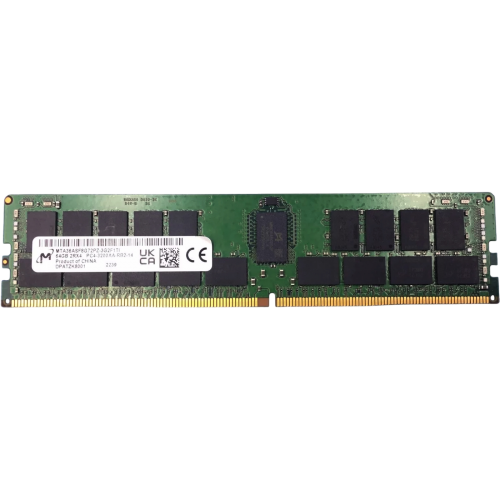 Память оперативная/ Micron 64GB DDR4 3200 MT/s CL22 2Rx4 ECC Registered DIMM 288pin pulled Crucial