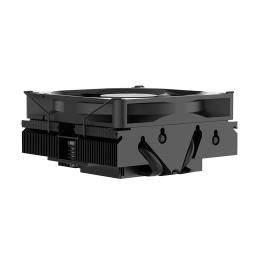 Кулер для процессора/ CPU Cooler SAMA U40 (130W, 4-pin PWM, 47mm, 4x6mm, 1x90mm, 38.18CFM, 34dBA, 2800RPM, S: 1851/1700/1200/115X, AM5/AM4, black)