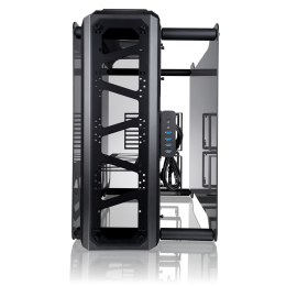 Корпус без блока питания/ Case Raijintek ENYO, Full-Tower, TG, no fans, 4xUSB-A 3.0, SSI-EEB, E-ATX, ATX, mATX, mITX Black