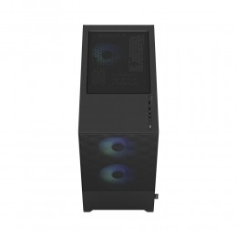 Корпус ПК без блока питания/ Case Fractal Design Pop Mini Air RGB TG Clear Tint, Mini-Tower, 3x120mm RGB, 2xUSB-A 3.2 mATX, mITX Black